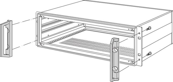 Produktbild Schroff Frontgriff - FRONTGRIFF 6HE (INPAC) 2STK