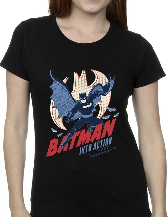 Produktbild Batman Into Action TShirt aus Baumwolle
