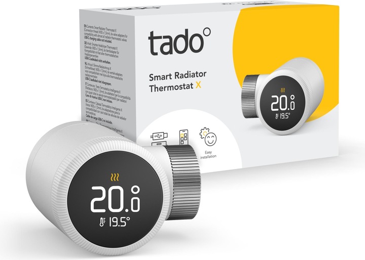 Actual product image tado° Smart Radiator Thermostat X - Single Pack