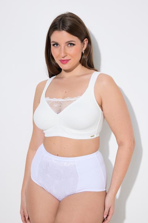 Produktbild Ulla Popken Bralette, Spitze, Mikrofaser, ohne Bügel (Einzelpack, 90 E)