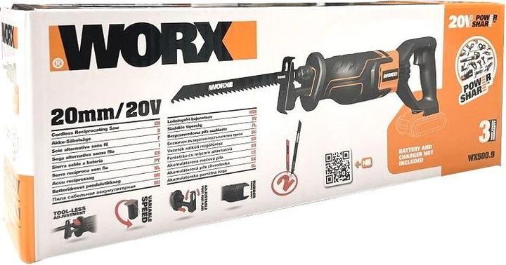 Actual product image Worx Cordless reciprocating saw