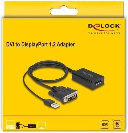 Produktbild Delock Adapter DVI-D - DisplayPort (DVI, 50 cm)