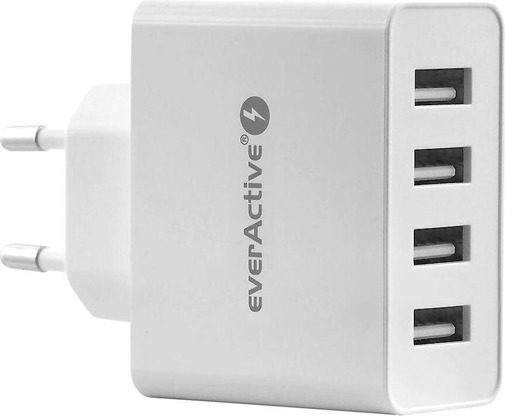 Produktbild Everactive 5V 5A 4xUSB įkroviklis (25 W)
