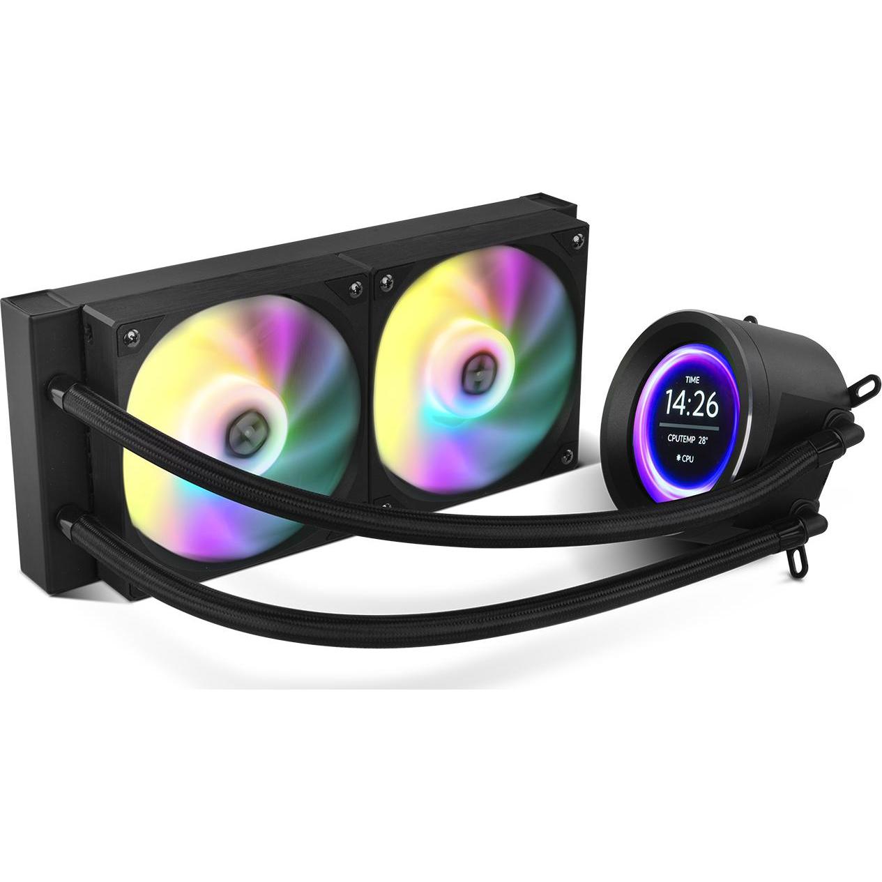 Thumbnail - Nox X-240 LCD, Router, Schwarz