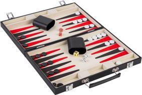 Actual product image Game Backgammon In Suitcase Black
