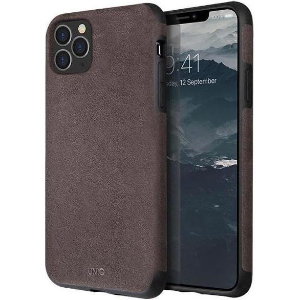Uniq Unique case Sueve iPhone 11 Pro saves warm gray (Apple iPhone 11 Pro), Smartphone Hülle, Grau