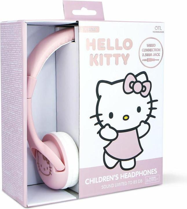 Produktbild OTL Technologies HK1180 Hello Kitty Kids Wired Headphones with Ears in Red and White