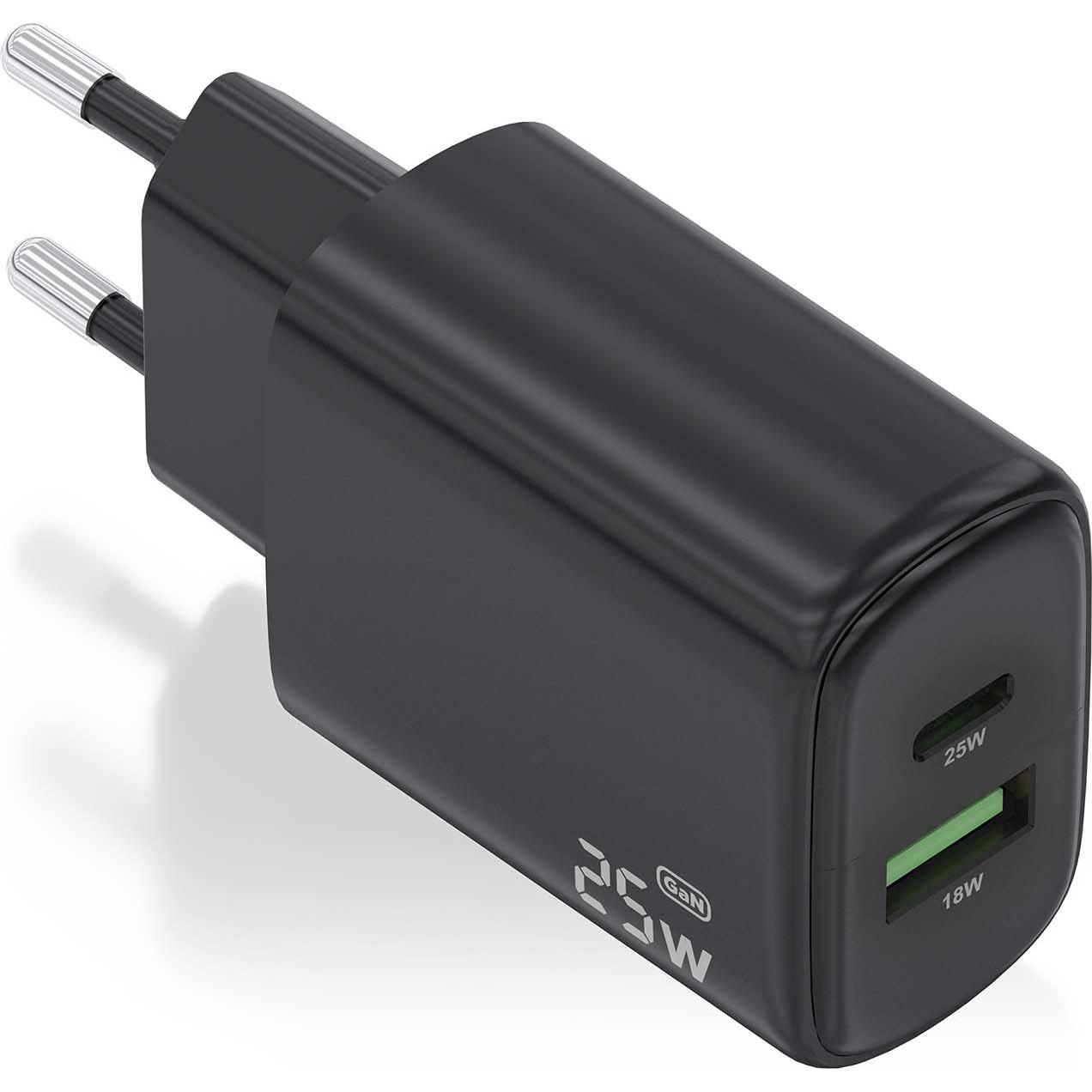 Aisens A110-0912 (25 W, 2 Porte), Caricatore Usb, Bianco