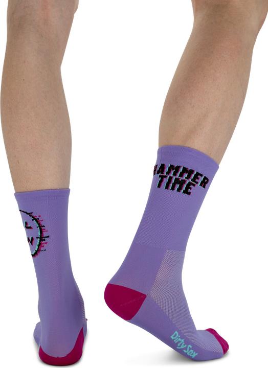Produktbild Dirtysox Hammer Time - Velosocken - Sumire Violet - 20cm (35 - 39)