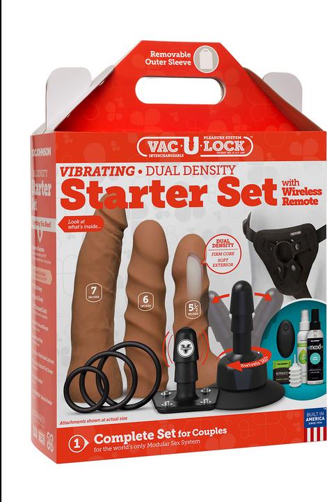 Immagine prodotto Doc Johnson Starter Set vibrante a doppia densità Caramel