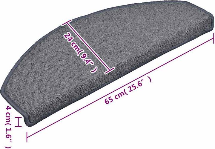 Immagine prodotto vidaXL Stufenmatte (65 x 24 cm)