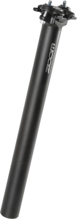 Zoom Zadelpen zwart - 350 mm lang - 27,2 mm diameter (27.20 mm)