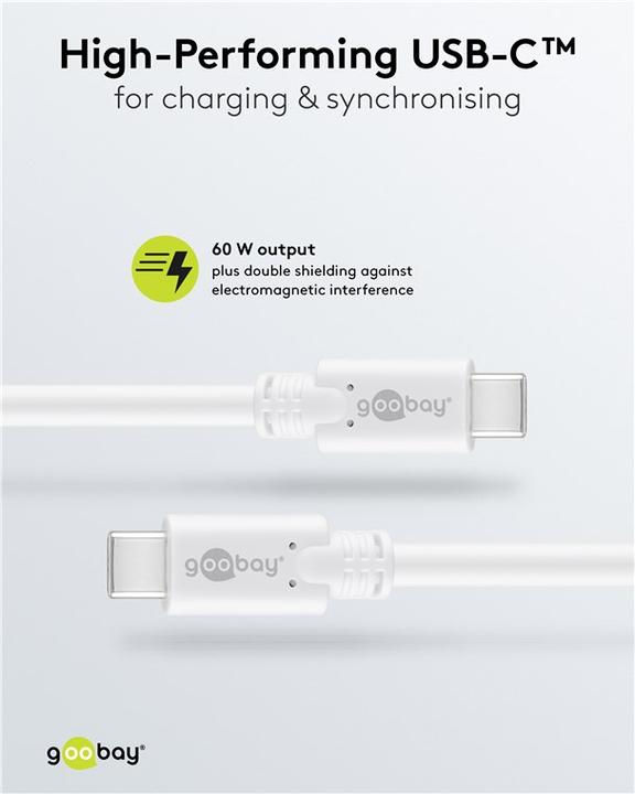 Produktbild Goobay USB-C 3.2 Kabel (0.50 m, USB 3.1)