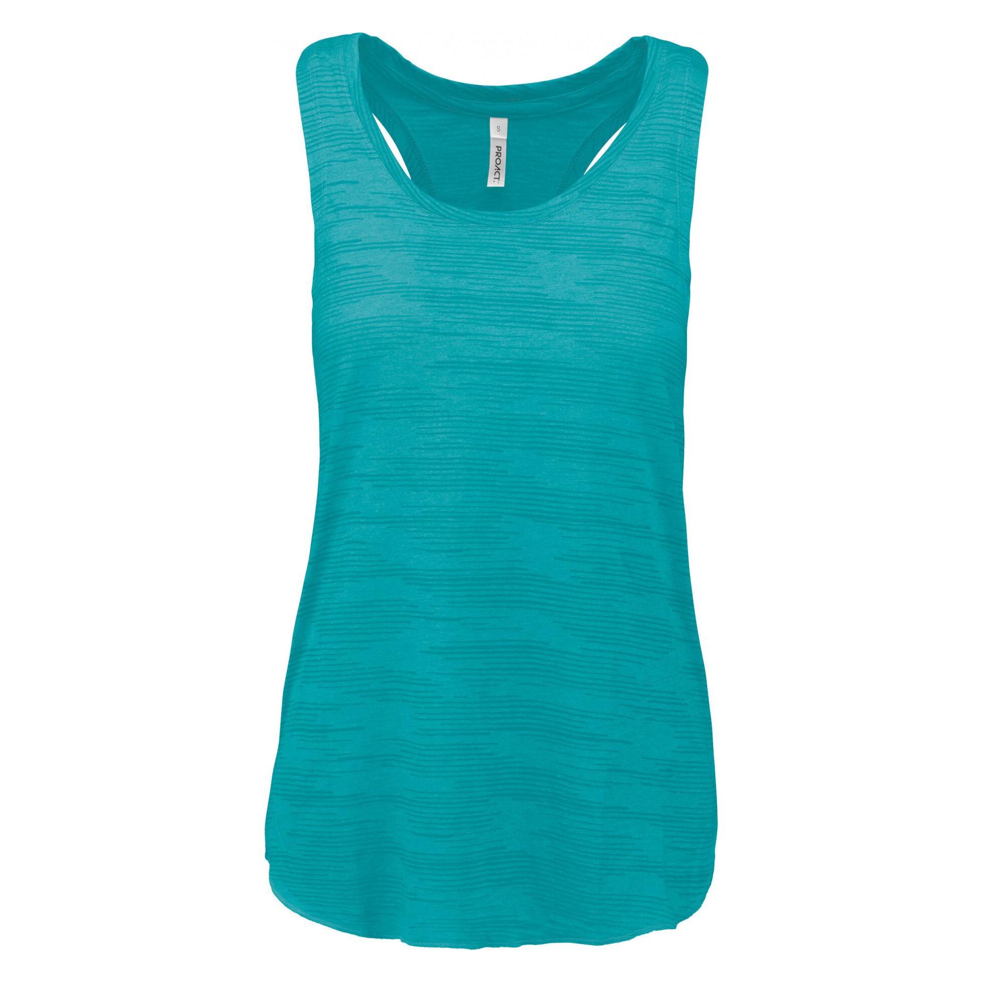 Proact, Damen, Sportshirt, Débardeur Sport Damen (Xl), Türkis, Xl