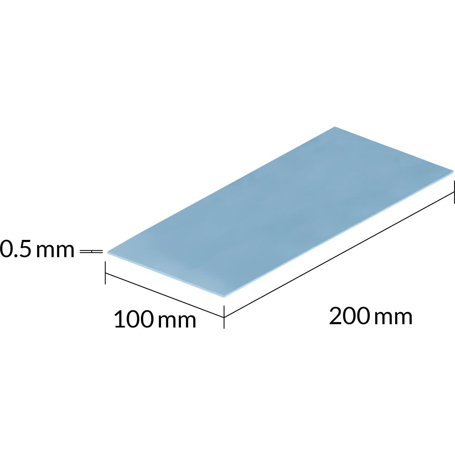 Thumbnail - Arctic TP-3 (200x100mm, t:0.5mm) Pack of 2pcs (0.50 mm, 6 W/m K), Wärmeleitpad