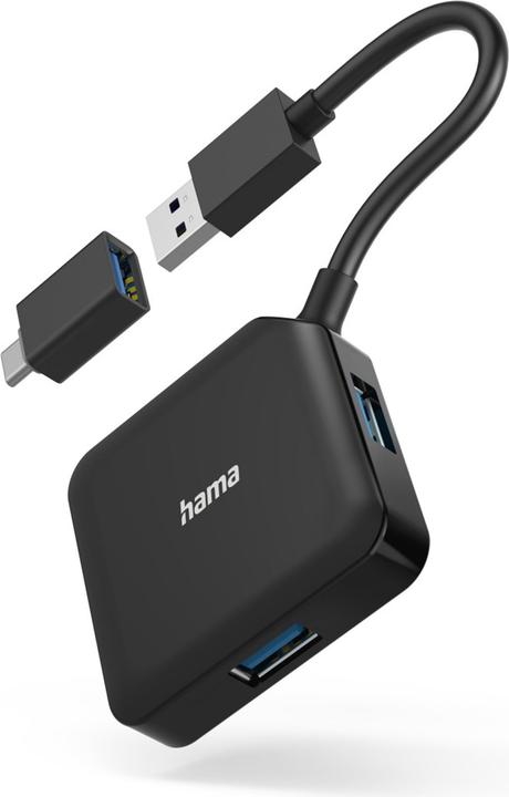 Produktbild Hama USB 3.2 Hub (USB-C, USB-A, 4 Ports)
