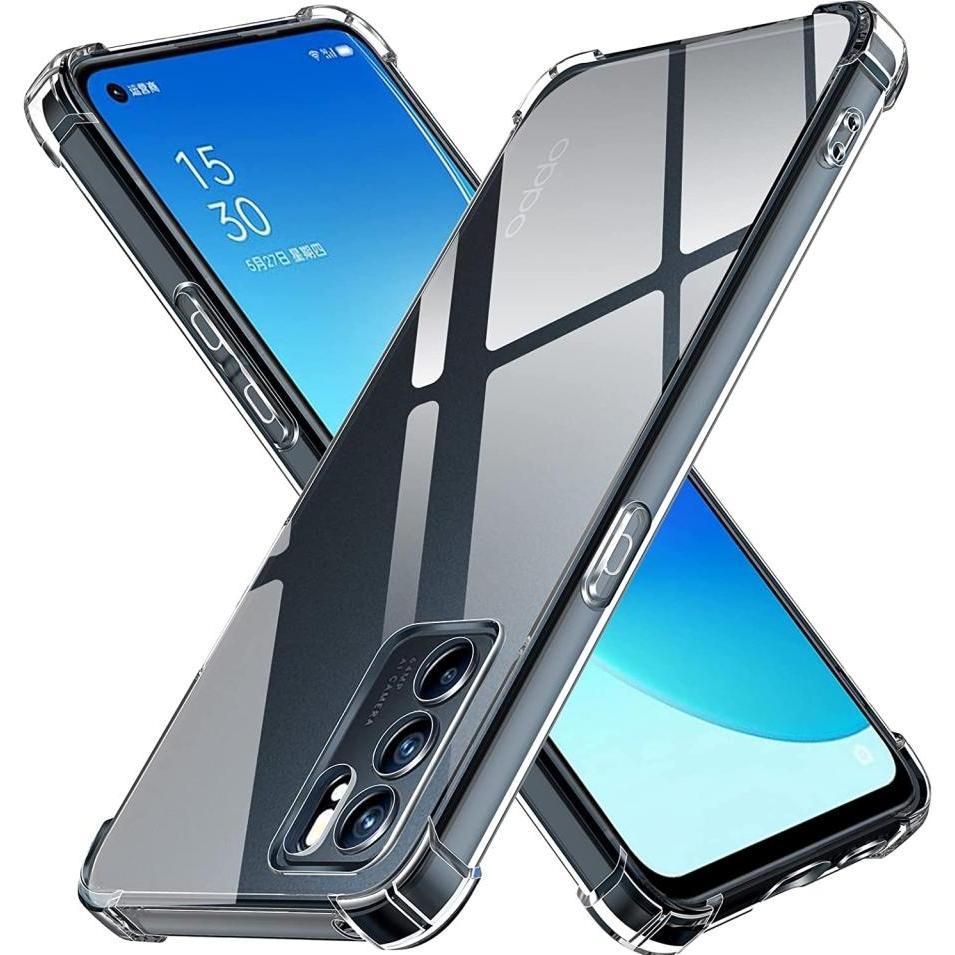 Screenguard Crystal Soft Airbag Bumper (Oppo Reno 6 5G), Smartphone Hülle, Transparent