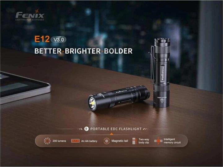 Actual product image Fenix Taschenlampe E12 (8.10 cm, 200 lm)
