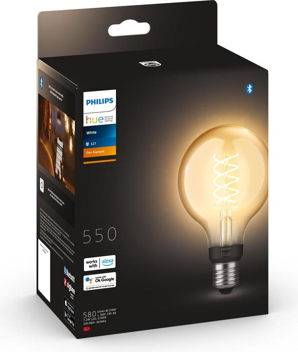 Actual product image Philips Hue White BT (E27, 550 lm, 1 x)