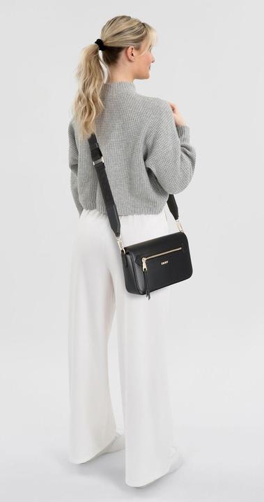 Immagine prodotto DKNY Schoudertas Bryant Ave Flap Crossbody Bag Blk / Gold Zwart