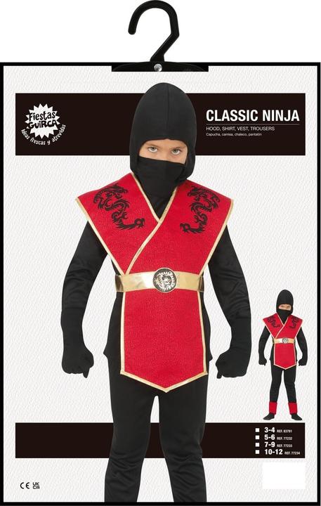 Produktbild Fiestas Guirca NinjaKostüm Set (104)