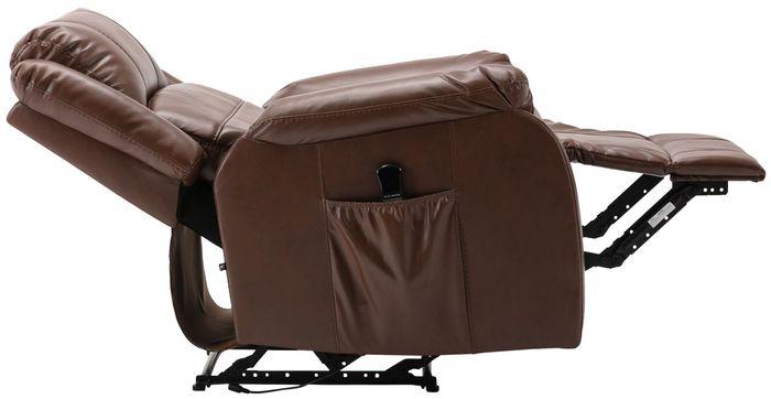 Produktbild Swisshandel24 Sessel Kerpen mit Massagefunktion Kunstleder, hellbraun