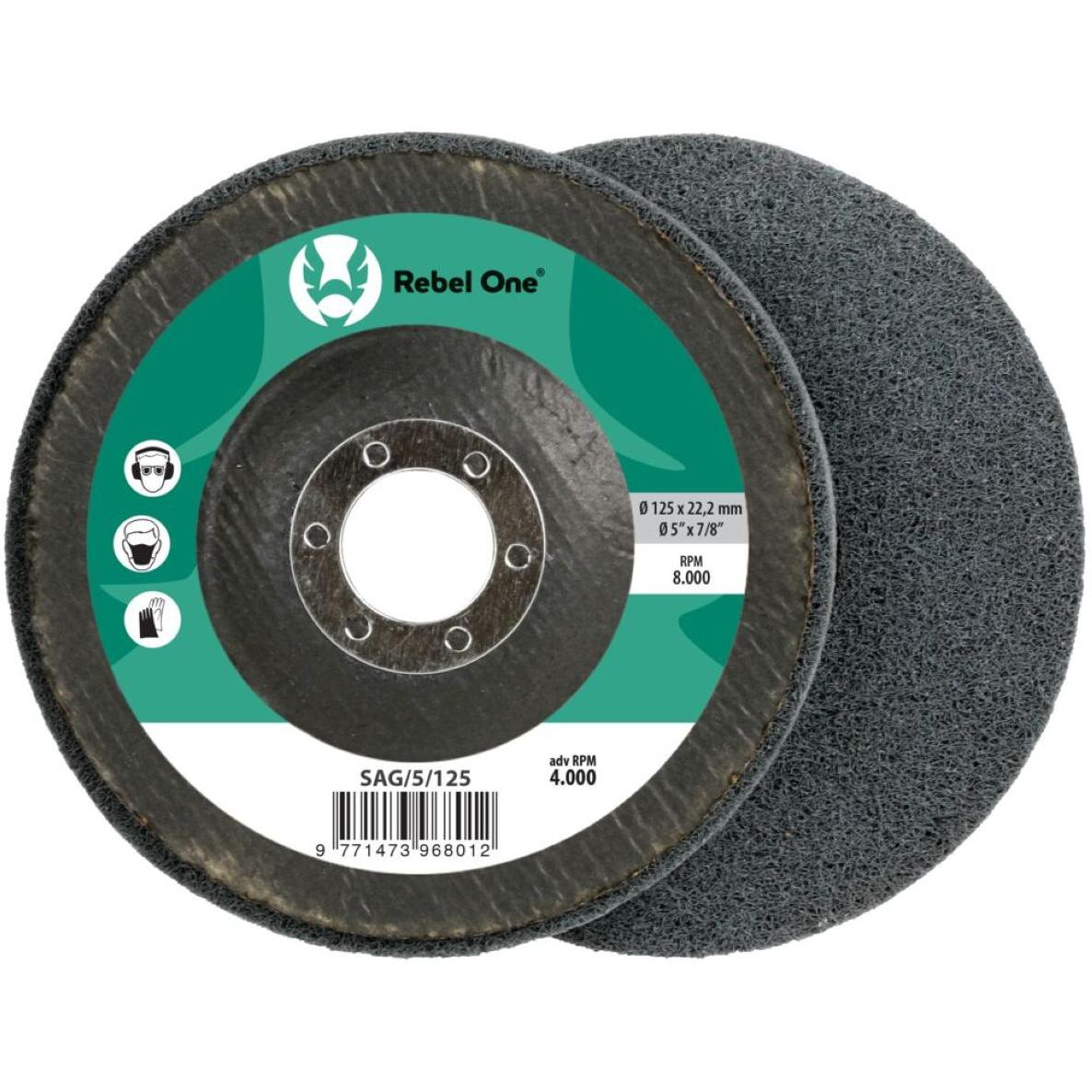 Cibo, Abrasivi, SAG/5/125 Rebel One S-Line Glasfaser Ø125x22 - dens.5