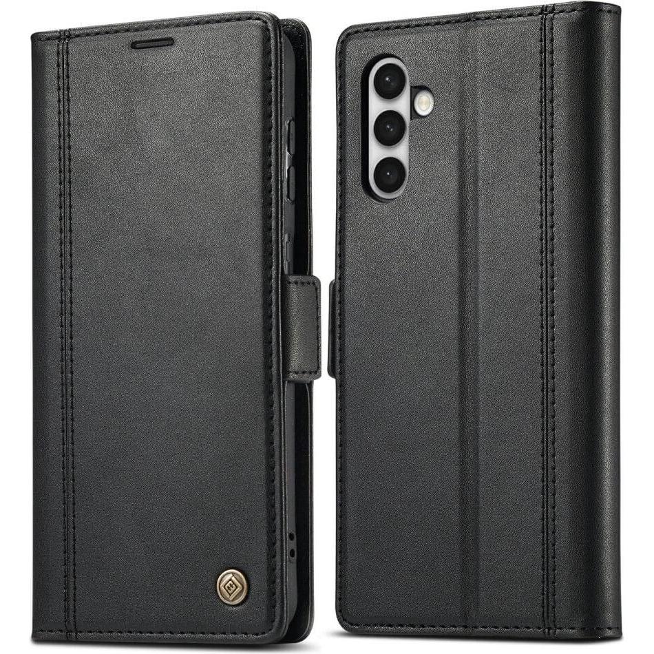 LC.Imeeke Flip Case Business (Samsung Galaxy S24+), Smartphone Hülle, Schwarz