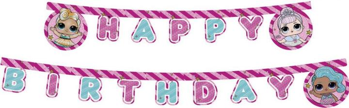 Image du produit Procos Chaîne de lettres Happy Birthday LOL Surprise
