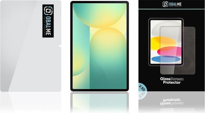 Produktbild Obal:Me 2.5D Panzerglas für Samsung Galaxy Tab S10 Lite/S9/S9 FE/S10 FE (klar) (Samsung Galaxy Tab S10 FE, Samsung Galaxy Tab S10 Lite, Samsung Galaxy Tab S9, Samsung Galaxy Tab S9 FE)