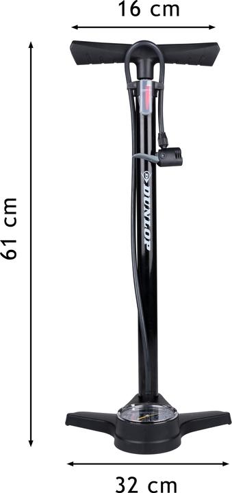 Produktbild Dunlop Standluftpumpe mit Druckanzeige