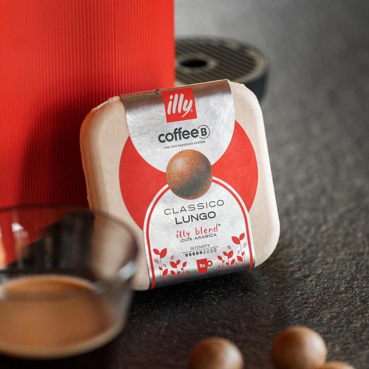 Actual product image CoffeeB Illy Classico Lungo (9 x Port.)