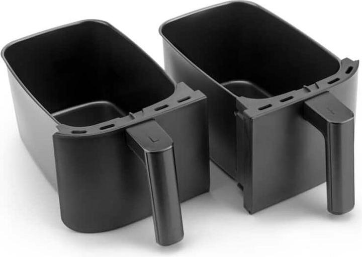 Immagine prodotto NutriBullet Friggitrice ad aria a doppio cassetto Nera Friggitrice ad aria calda, NBA081B