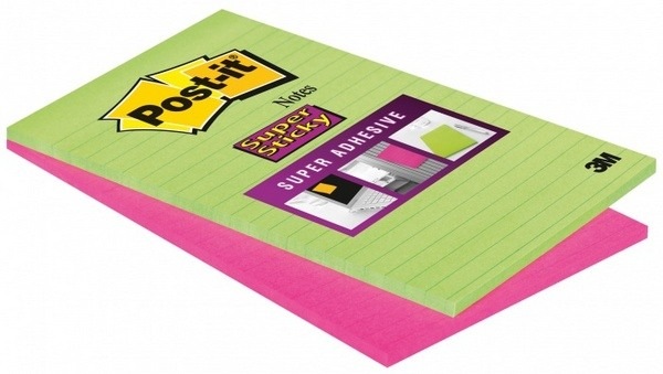 Image du produit Post-it Notes super collantes (12,5 x 20,5 cm)