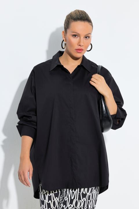 Immagine prodotto Ulla Popken Camicia dal taglio oversize con maniche lunghe (54, 56)