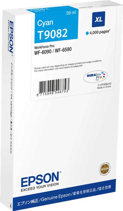 Produktbild Epson Ink cyan T9082 XL (C)