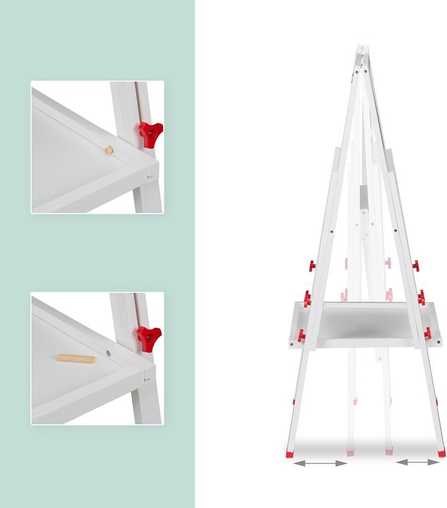 Actual product image Relaxdays Children's play easel