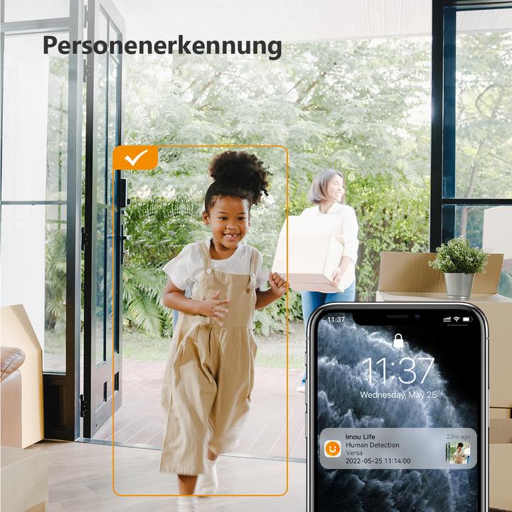 Productafbeelding Imou Versa bewakingscamera voor binnen en buiten met Wi-Fi (1920 x 1080 Pixels)