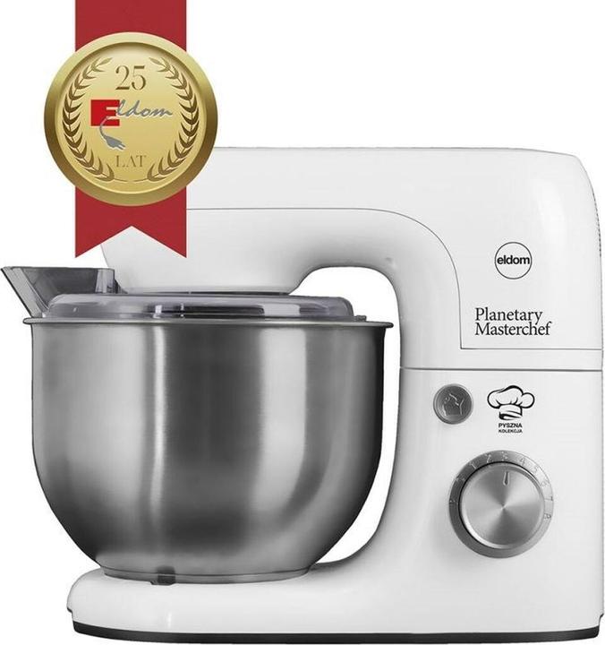 Produktbild Eldom Wrk1200 Planet Stand Mixer 800w White (800 W, 5 l)