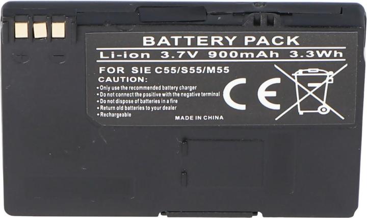 Actual product image Siemens Akku C55, C60, S55, M55, A52, A55