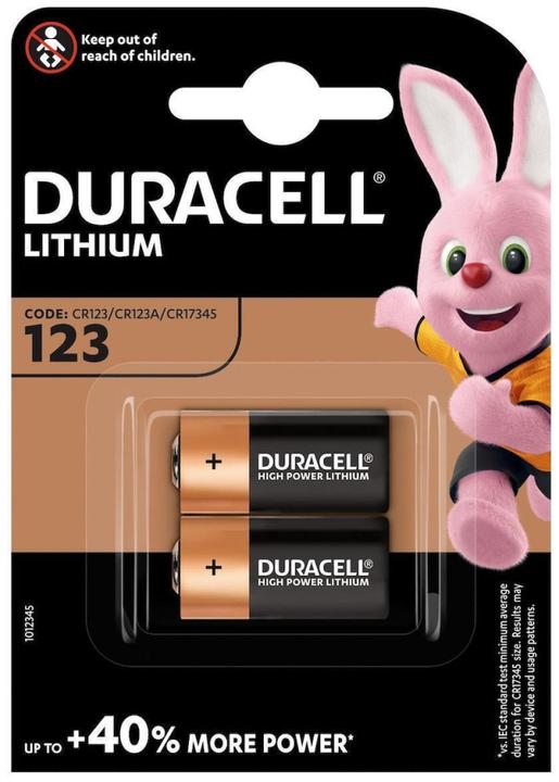 Image du produit Duracell High Power Lithium (2 pcs, CR123A, 1400 mAh)