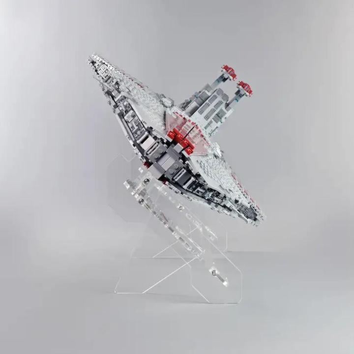 Actual product image iDisplayit Acrylic stand 2 in 1 for LEGO® 75367 SW Venator-class Republic Attack Cruiser