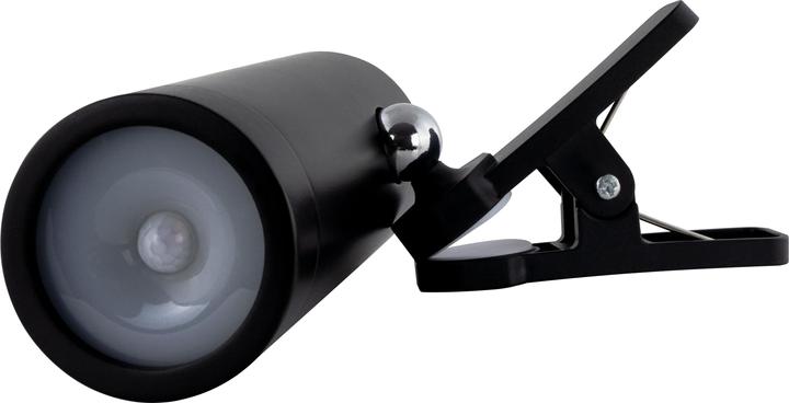 Image du produit REV Lampe clip LED rechargeable avec interrupteur, noir 2014100400 (180 lm)