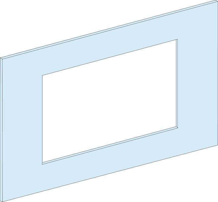 Actual product image Schneider Electric PrismaSeT-P, front panel, ComPacT NS1600b-3200 3-4pole,fixed installation,vertical,wide