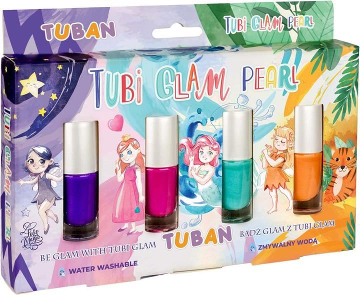 Produktbild Tuban Tubi Glam - Nail polish set - 4 pcs. (TU3468) (Sumaišykite, Farblack)