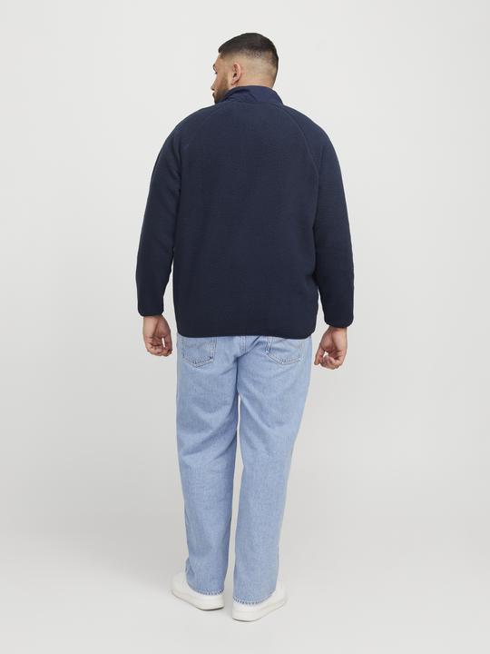 Produktbild Jack & Jones Plus Size Einfarbig Fleece Sweatshirt Fleece Sweatshirt (6XL)