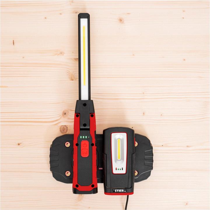 Image du produit Stier Jeu de lampes de travail à LED, 300/1 000 lumens, 120° (1000 lm)