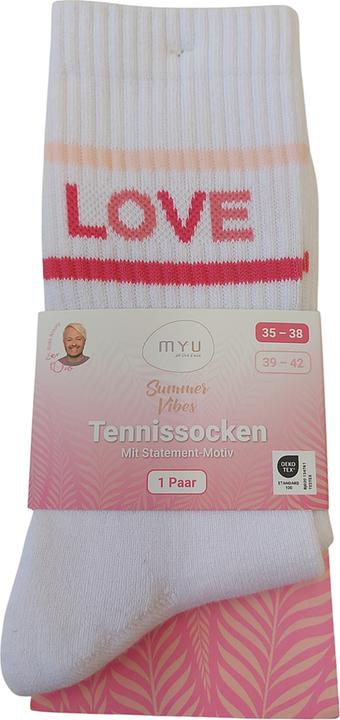 Image du produit MYU Chaussettes de tennis Happy (35 - 38)