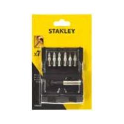 Thumbnail - Stanley, Bits, Set of 30 screw tips various 50 and 25 mm + magnet holder (50 mm Sl6, Ph1, Ph2, Ph3, T10, T15, T20, Hx4, ...