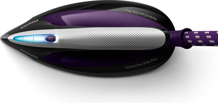 Immagine prodotto Philips GC9675/80 PerfectCare Elite Plus Stazione Stirante a Vapore, Nero/Viola (2700 W, 550 g/min)